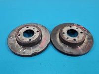 Tarcze hamulcowe przód klocki z klockami 240/19mm Fiat Panda II 1.1 8V