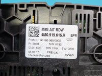 Przełącznik radia nawigacji panel AUDI Q7 II 4M 4M0919615H