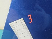 Błotnik przód prawy Mini Cooper One II R56 06- granatowy LIGHTNING BLUE METALLIC (A63)