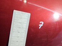 Błotnik przód prawy Toyota Corolla E11 bordowy 3N8