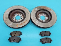 Tarcze hamulcowe przód klocki Kia Stinger 2.0 T-GDI Producent części: KIA, 345/30 TARCZE+ KLOCKI