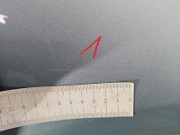 Błotnik przód prawy Chevrolet Cruze błękitny GUF