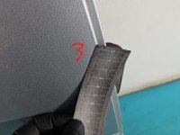 Drzwi tył prawe Audi A3 8P HB 5d srebrny X7W