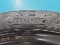 Koło zapasowe 16" dojazdowe dojazdówka Toyota Yaris III Rozstaw śrub: 4x100, Dunlop, 125 mm, Profil opony: 70, 125/70/R16...