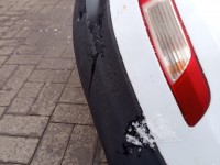 Zderzak tył Kia Sportage III 10-15 biały WD HB