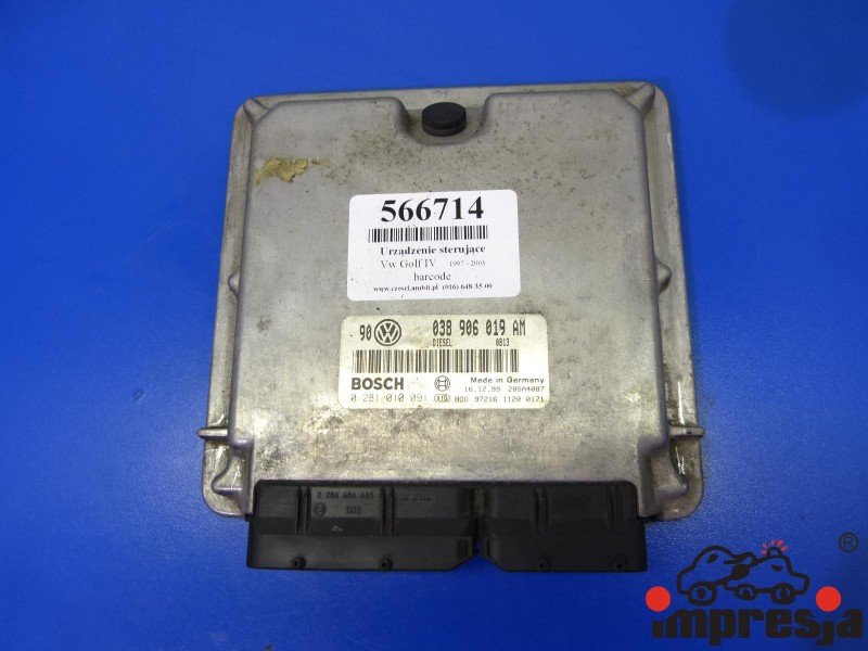 Komputer Sterownik silnika Vw Golf IV 1.9 TDI