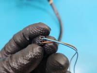 Lusterko lewe AUDI A4 B8 elektryczny, Europejska, Kod lakieru: LZ7L, 14+2 pin składane elektrycznie, pęknięta obudowa europa