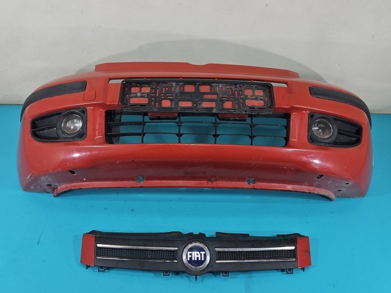 Zderzak przód Fiat Panda II czerwony