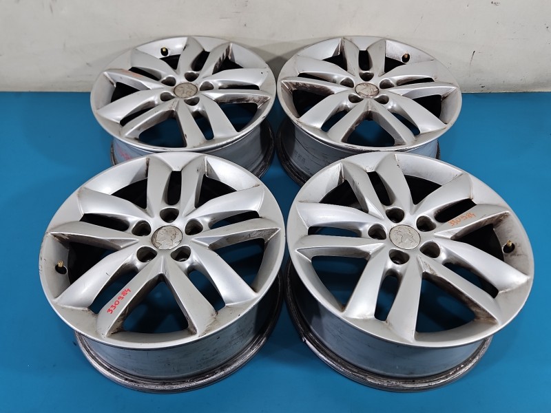 alufelgi felgi 17" komplet Peugeot 508 I R17 Szerokość felgi: 7.0", Rozstaw śrub: 5x108, Odsadzenie (ET): 46, PEUGEOT,...