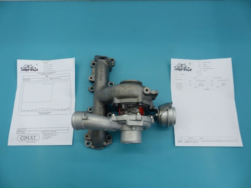 Turbosprężarka Regenerowana Opel Zafira B 755042-2, 55196765 1.9 cdti 120KM