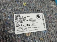 Tapicerka bagażnika lewa boczek Skoda Scala 2019- 657867427D