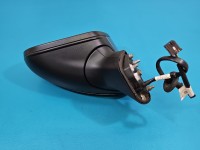 Lusterko lewe Opel Astra V K elektryczny, Europejska, Kod lakieru: Z10A, 5 pin, Uszkodzone zaczepy obudowy europa