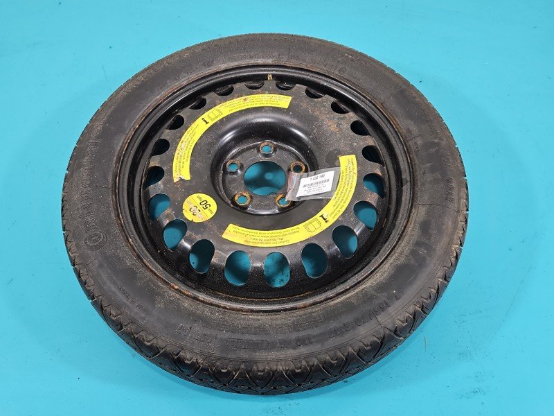 Koło zapasowe 17" dojazdowe dojazdówka Mercedes W211 Rozstaw śrub: 5x112, Continental, 155 mm, Profil opony: 70, Continental... Koło zapasowe 17" dojazdowe dojazdówka Mercedes W211 Rozstaw śrub: 5x112, Continental, 155 mm, Profil opony: 70, Continental...
