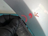 Błotnik przód lewy Vw Passat B5 srebrny LA7W