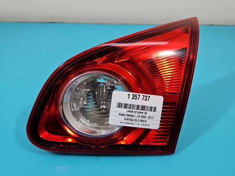 Lampa tył prawa Nissan Qashqai I J10 06-13 HB