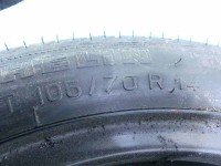 Koło zapasowe 14" dojazdowe dojazdówka Vw Polo III 6N Michelin 105/70 R14, 3.5x14x42