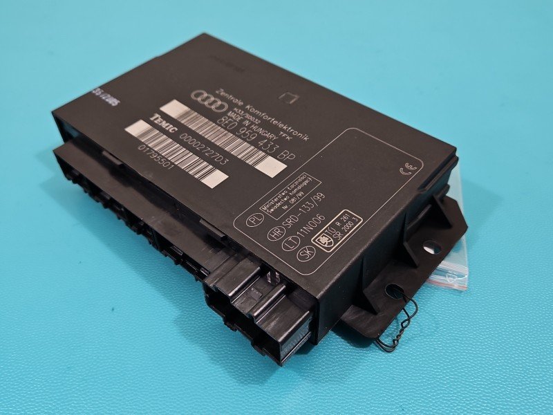 Sterownik moduł komfortu Audi A4 B7 8E0959433BP Producent części: Audi Sterownik moduł komfortu Audi A4 B7 8E0959433BP Producent części: Audi