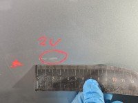 Drzwi tył prawe Volvo XC90 I 02- HB 5d srebrny 426-26