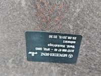 Półka tylna tył bagażnika Mercedes CLA C117 X117 A1176900749