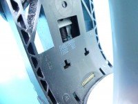 Klamka przód lewa zewnętrzna Vw Touareg II 10- 5N0837017D biały LC9A