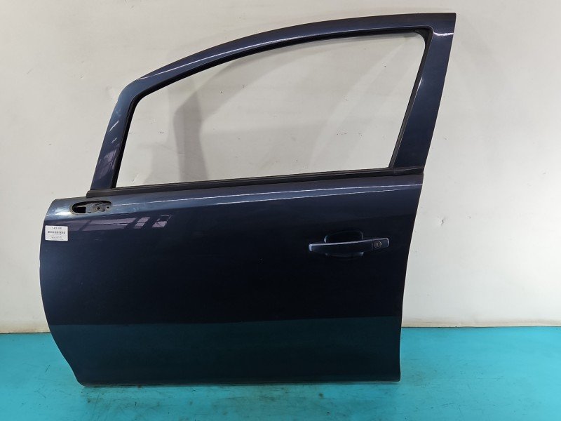 Drzwi przód lewe Opel Corsa D 5d granatowy 4XU Drzwi przód lewe Opel Corsa D 5d granatowy 4XU