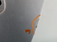 Drzwi tył lewe Toyota Auris II HB 5d srebrny, 1F7