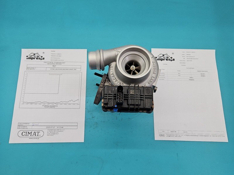 Turbosprężarka Regenerowana Land rover Discovery Sport 14- L550 49335-01960, 17032901H 2.0 Td (204DTD) 179KM