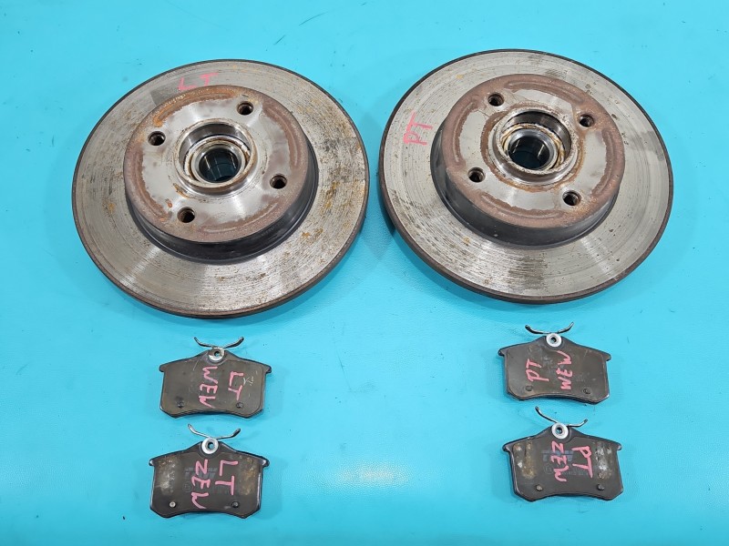 Tarcze hamulcowe tył klocki Citroen C3 II 09-16 1.6 hdi