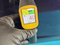 DRZWI PRZÓD PRAWE PASAŻERA Honda Jazz III 5d granatowy PB83P