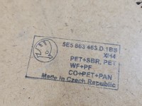 Wykładzina bagażnika podłoga Skoda Octavia III 5E5863463D