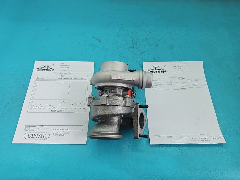 Turbosprężarka Regenerowana Land rover range Evoque I 11-18 49335-01960, HB221117059, G4D36K682AD 2.0 td 150KM