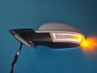 Lusterko lewe Vw Passat B5 elektryczny, Europejska, Kod lakieru: LB5S, 9 pin składane elektrycznie europa