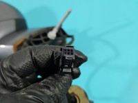Lusterko lewe Citroen C5 II X7 Składane elektrycznie, rysy, 9 przewodów 8pin, 6pin SZARY KTHB europa