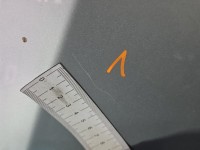 Maska przednia Toyota Auris II srebrny, 1F7