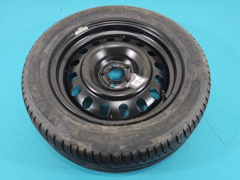 Koło zapasowe 17" dojazdowe dojazdówka Citroen C5 II X7 Rozstaw śrub: 5x108, Michelin, 225 mm, Profil opony: 55, Michelin... Koło zapasowe 17" dojazdowe dojazdówka Citroen C5 II X7 Rozstaw śrub: 5x108, Michelin, 225 mm, Profil opony: 55, Michelin...
