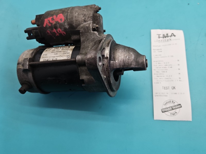 TEST Rozrusznik Toyota Avensis II T25 1.8 vvti 28100-0D090