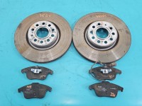 Tarcze hamulcowe przód klocki Vw Tiguan I 07- 2.0d (Cff) Volkswagen, 312/25