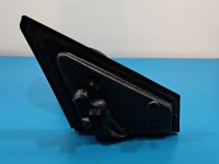 Lusterko lewe Renault Fluence czarny, malowana, elektryczny, Europejska, 10pin. Malowana obudowa czarny NV676 europa