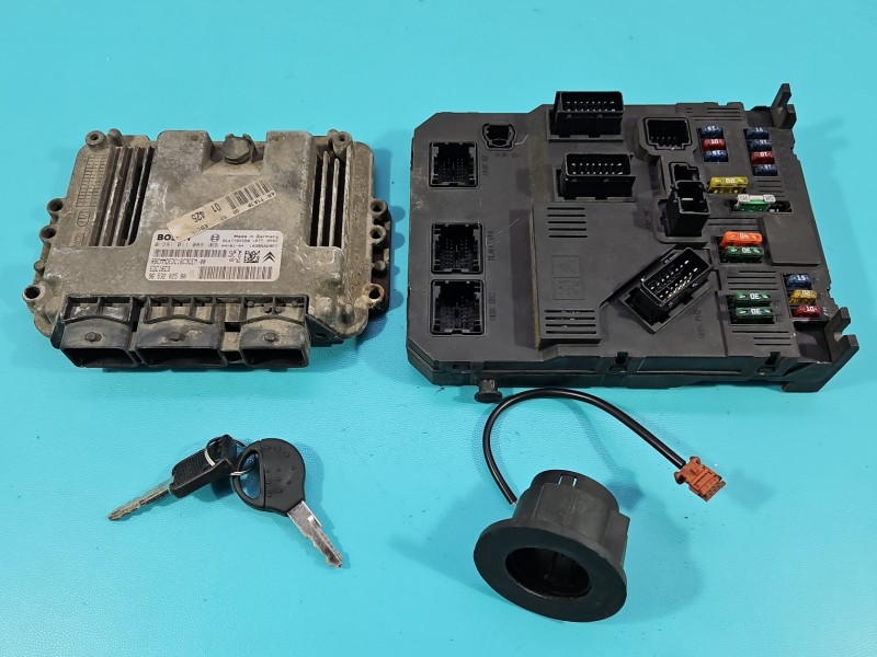 Komputer Sterownik silnika 9653202580, 0281011089 Peugeot 206 1.4 hdi