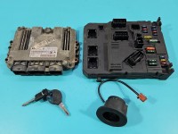 Komputer Sterownik silnika 9653202580, 0281011089 Peugeot 206 1.4 hdi