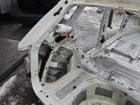 Błotnik tył lewy Skoda Kamiq ćwiartka biały LF9E