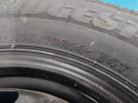Koło zapasowe 14" dojazdowe dojazdówka Skoda Fabia III Rozstaw śrub: 5x100, Bridgestone, 175 mm, Profil opony: 70, Waga...