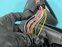 Lusterko lewe Peugeot 308 II T9 elektryczny, Europejska, Kod lakieru: KTVD, składane elektrycznie ,11 przewodów 10 pin. Nie...