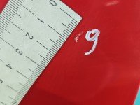 DRZWI PRZÓD LEWE KIEROWCY Peugeot 207 5d czerwony KKNB