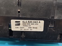 Konsola panel nawiewu Seat Ibiza III 6L 6L0820043A