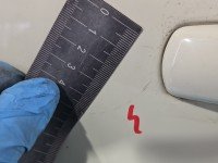 DRZWI PRZÓD PRAWE PASAŻERA Peugeot 207 2d bialy