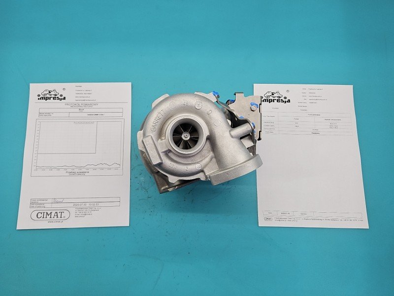Turbosprężarka Regenerowana Bmw e60 e61 750080-1, GT2256V, 7791709E 2.5d (M57) 177KM