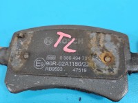 Tarcze hamulcowe tył klocki Vw Tiguan I 07- 1.4 TSI Cav