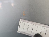Drzwi tył lewe Vw Golf V HB 5d srebrny