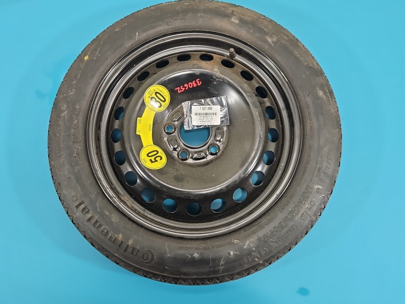 Koło zapasowe 16" dojazdowe dojazdówka Volvo V40 II 12- Rozstaw śrub: 5x108, Continental, VOL1527350, 4J et 25 5x108...